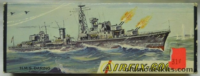 Airfix 1/600 HMS Daring - Craftmaster Issue, S1-39 plastic model kit
